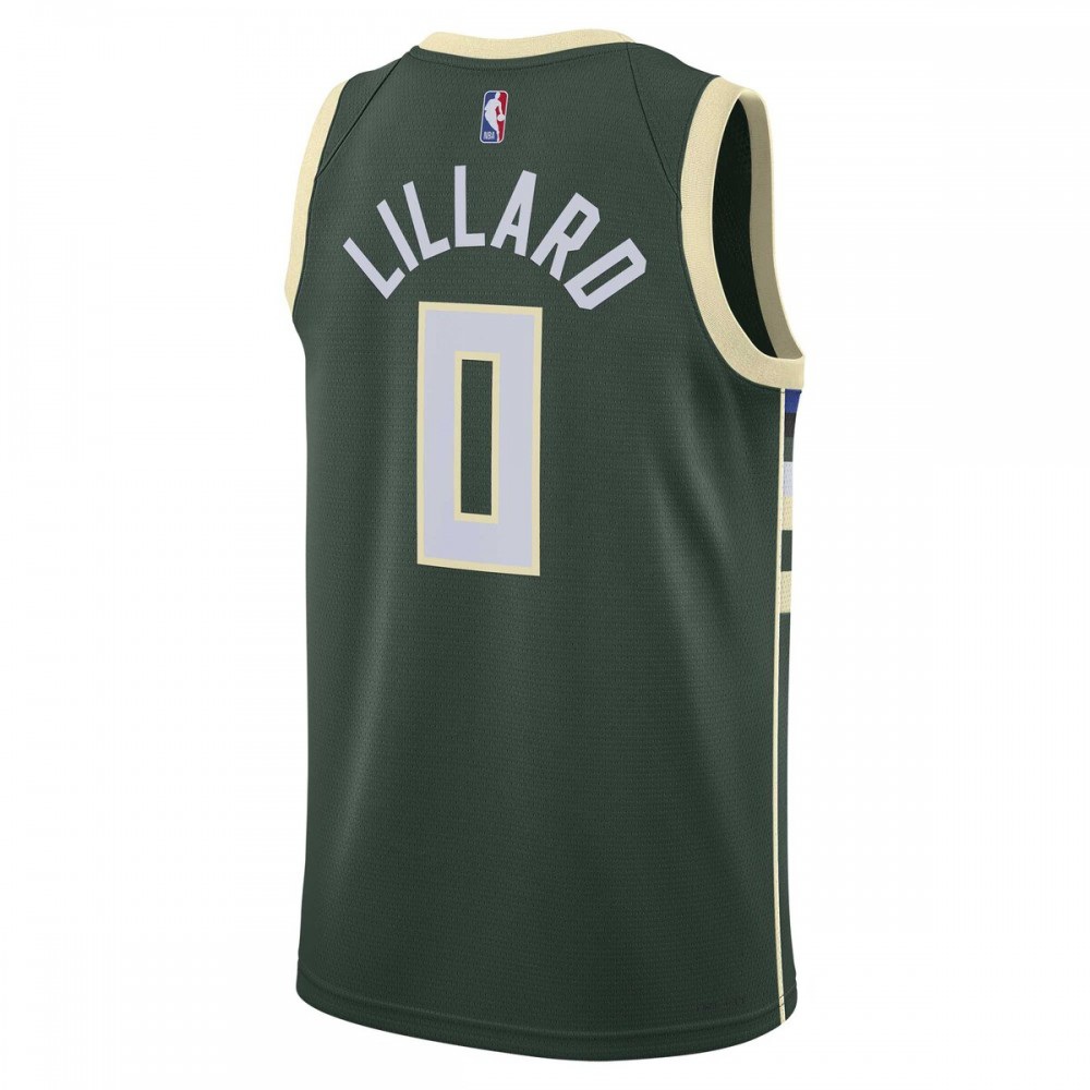 Damian Lillard Milwaukee Bucks Unisex Swingman Jersey - Icon Edition - Hunter Green-Pro Kit Vault | Brand New 26/27 Sports Jerseys
